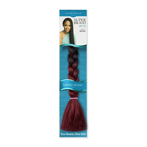 Impression Super Braid Bulk Plaits Braids Hair Extension 86" Long - All Colors